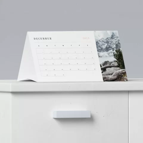 A4 Size, Tent Calendar